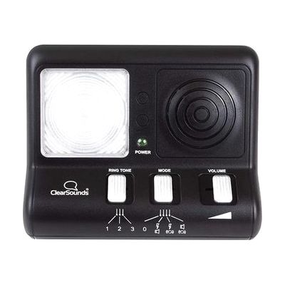 ClearSounds CR200 ClearRing Amplified Telephone Ring Strobe Signaler