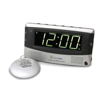 Sonic Alert Sonic Boom SBD375ss Vibrating Dual Alarm Clock | Silver