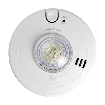 BRK First Alert SMCO110LED-AC Hardwired Dual Smoke & CO Alarm with LED Strobe Light