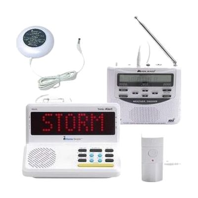 Sonic Alert HomeAware-II NOAA Weather Radio Alert Bundle