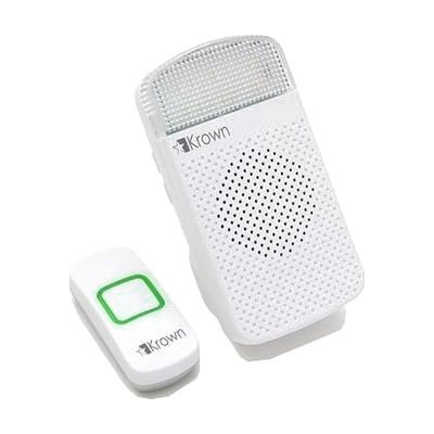 Krown LookOut Sidekick Receiver & Wireless Push Button Doorbell Transmitter