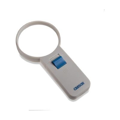 Carson Illuminated Handheld 4x Power 3-inch LED Magnifier
