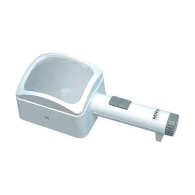 REIZEN LED Illuminated Stand Magnifier - Rectangular - 3x