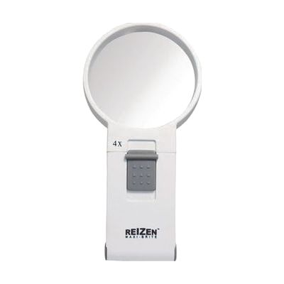 Reizen Maxi-Brite LED Handheld Magnifier - 4X