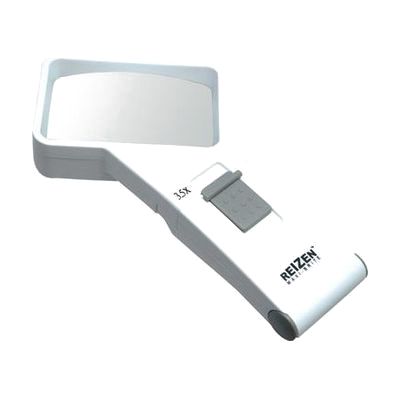 REIZEN 3.5x Illuminated Pocket Magnifier