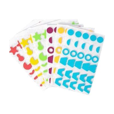 Household Shape Tactile Stickers 180 Pcs Combo