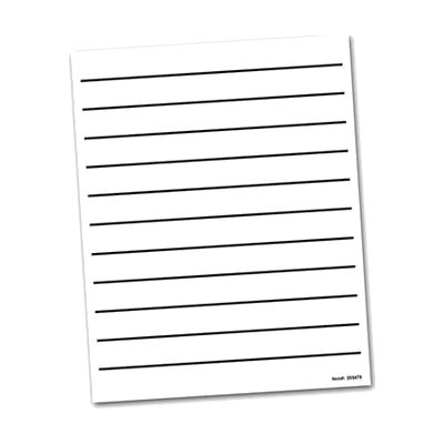 Bold Line Writing Paper with Large 0.875-in. Spaces