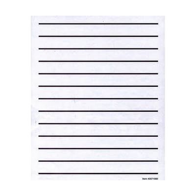 Low Vision Writing Paper with Bold Lines - 8.5" x 11" Single Pad