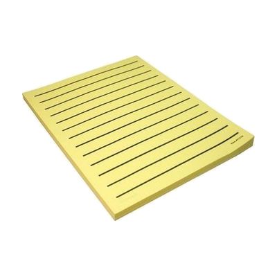 Low Vision Yellow Paper Black Bold Lines