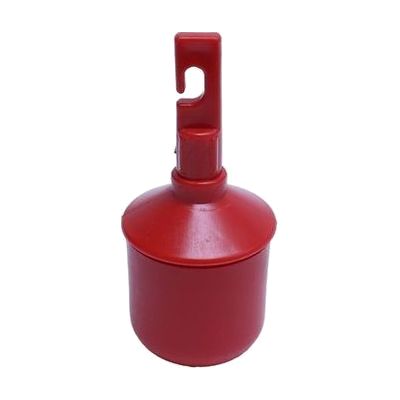 Reizen Cylindrical Cane Tip Red
