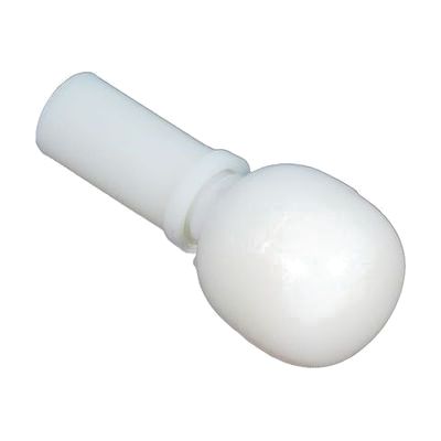 Bulldog Rolling Cane Tip - 1-2 inches White