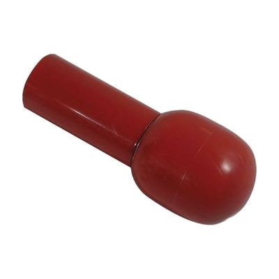 Europa Mushroom Rolling Cane Tip - 5-8 inch Red