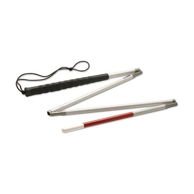 Ambutech Aluminum 4-Section Folding Cane- Pencil- 36in