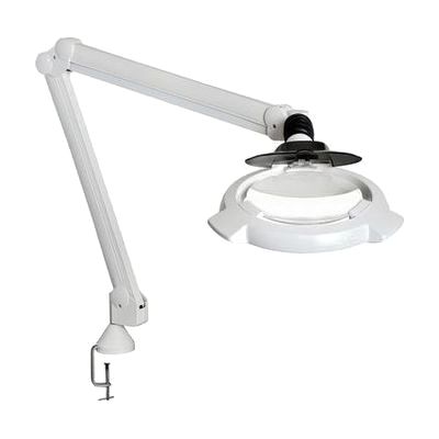 Circus Magnifier- 5D 2.25x- 45in Arm- Clamp- White