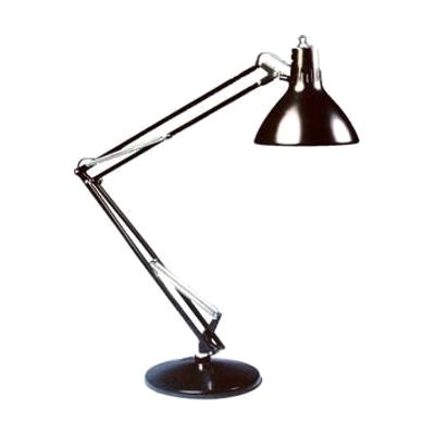 LS Task Lamp- 45in Arm with Weighted Base- Black