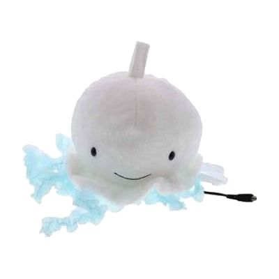 Grey jellyfish toy with plug.