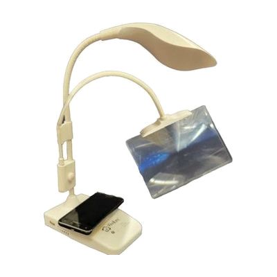 LED Desk Lamp with 3x Magnifier and Wireless Charger