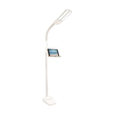 Dual Head LED Floor Lamp with Tablet Stand
