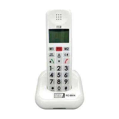 Cordless Caller ID Phone 40db Handset Volume