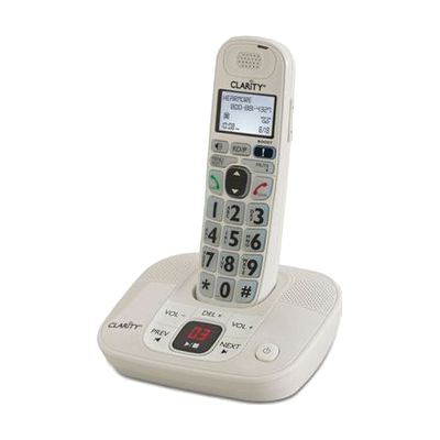 D712 30dB DECT 6.0 Amplified Low Vision Cordless Phone- Answer Machine