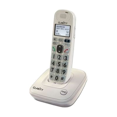 Clarity D704 Amplified Low Vision Big Button Cordless Phone- 40dB