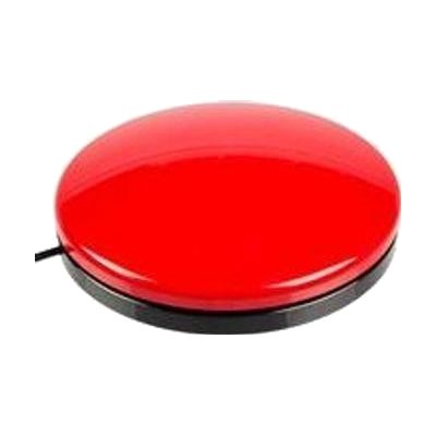 Display full size image of Top view of Big Buddy Button Red