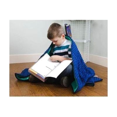 Weighted Blanket (Blue/Green) w/boy