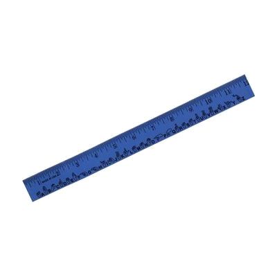 School Ruler with Sign Language A to Z- Blue