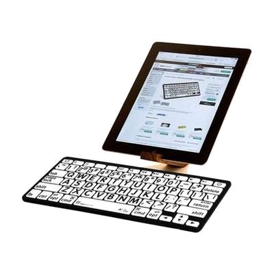 PC Bluetooth Mini Keyboard- Large Print Black on White