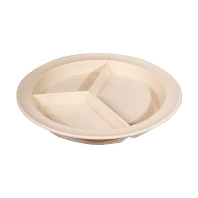 Three-Section Melamine Plate- 9-Inch Diameter