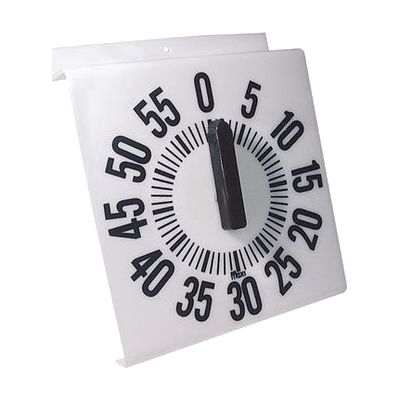 Ergonomic Long Ring Low Vision Timer - White Dial