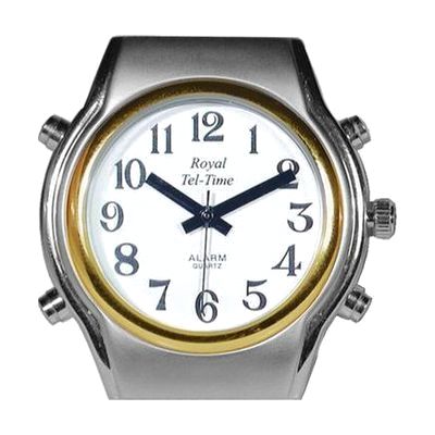 Ladies Spanish Royal Tel-Time Bi-Color Talking Watch-Expansion Band