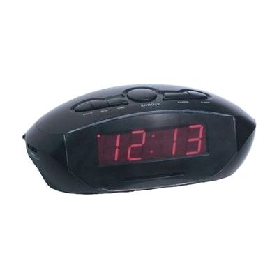 Big .9-inch Numbers LED Clock Radio with Two USB Charging Ports