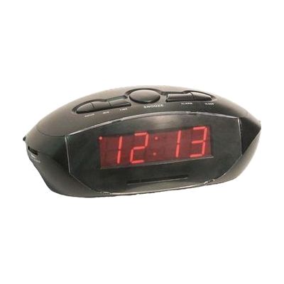 Big .9-inch Number LED Clock Radio with Aux-In Cord