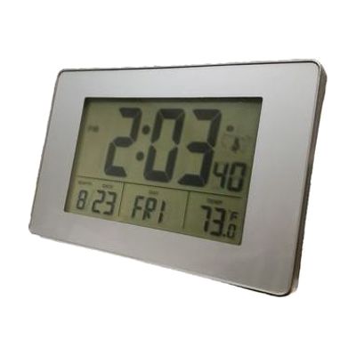 Atomic LCD Clock with 1.75-inch Numbers