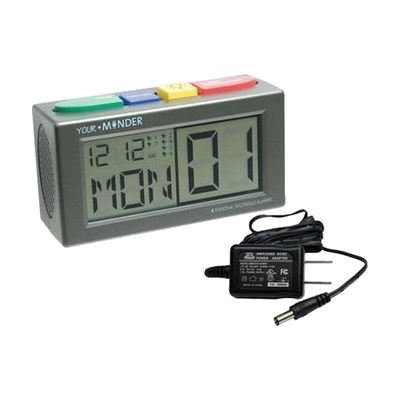 Talking Personal Recording Alarm Clock with Adapter