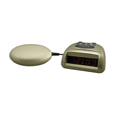 Global 360 Alarm Clock- Timer- Bed Shaker- Champagne