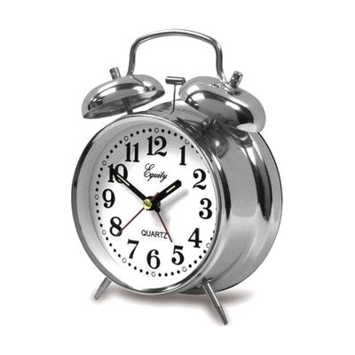 Double Bell Quartz Bedside Alarm Clock