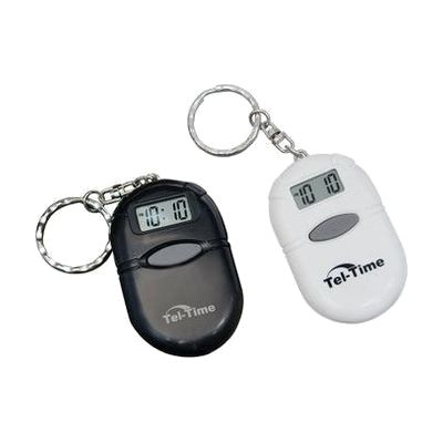 Oval Talking Keychain 2 Pack (Black and White)