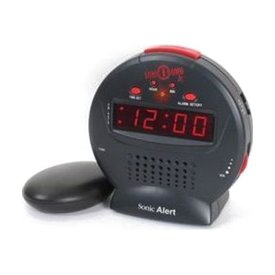 Sonic Bomb Jr. with Super Shaker- Vibrating Alarm