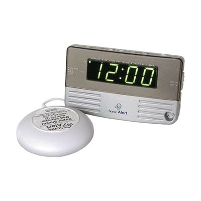 Sonic Alert -Travel Size Bedside Clock with Bed Shaker