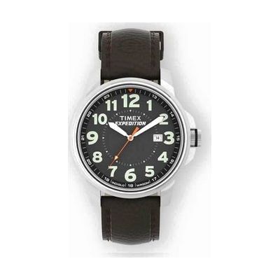 TIMEX Expedition Metal Field 40mm Leather Strap Watch