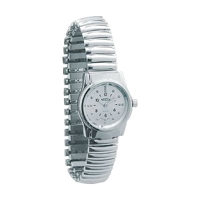 REIZEN Braille Womens Watch -Chrome, Exp. Band