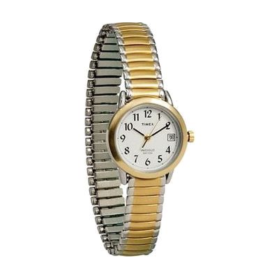 Timex Indiglo Watch Ladies Gold-Tone with Expansion Band