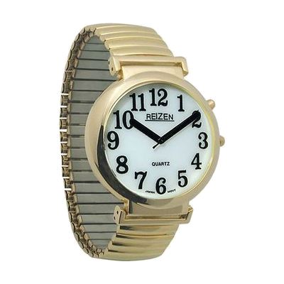 Reizen Illuminated Watch - White Face - Black Numbers