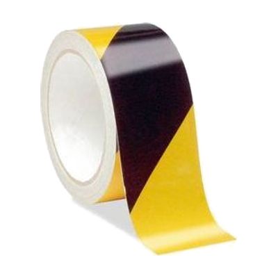 Low Vision Reflective Tape- Black and Yellow Striped