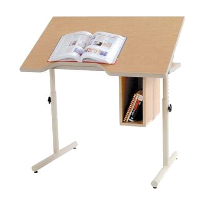 Wheelchair Accessible Table-Adjustable Height-Tilt with Front Edge