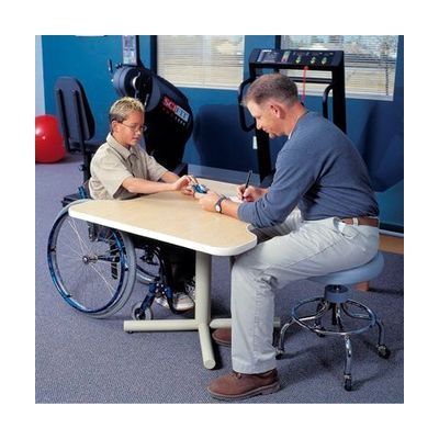 Hand Therapy Table with Dual Comfort Recesses