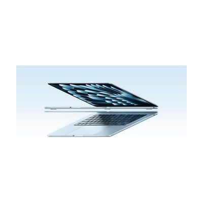 Thin silver aluminum laptop with 13-inch or 15-inch display, closed position showing Apple logo