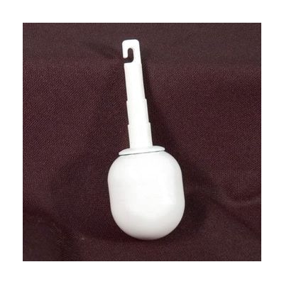 Bulldog Hook Type Rolling Cane Tip- White - Large